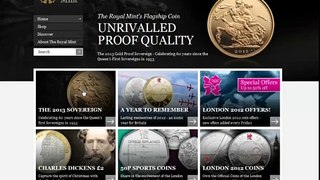 Royal mint website hidden features