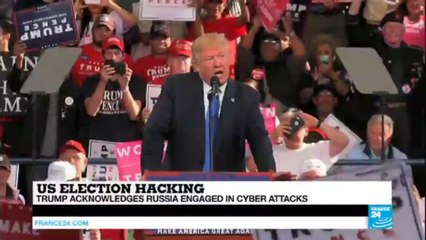 US election hacking: Donald Trump acknowledges Russia engaged in cyber attacks