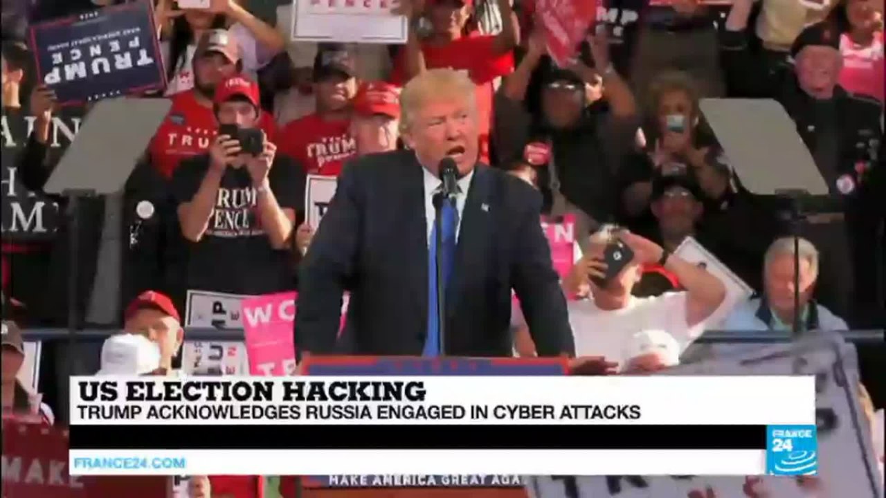US election hacking: Donald Trump acknowledges Russia engaged in cyber attacks