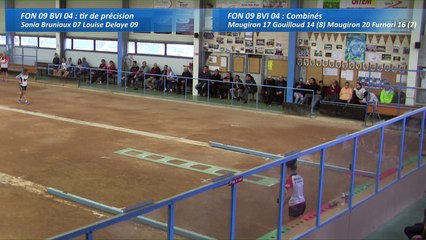 Second tour, second tir de précision, Club Elite Féminin, J4, Fontaine contre Bièvre-Isère, saison 2016-2017