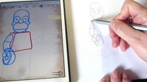 Как нарисовать для детей. Рисуем Симпсона. How to draw for children. How to Draw Homer Simpson