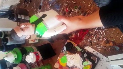 Kahraman polis Fethi Sekin’in küçük heykeli böyle yapıldı