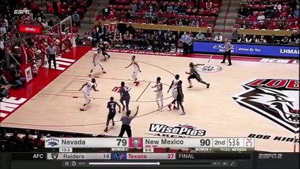 Nevada vs New Mexico -- Best Comeback in NCAA History!!! Down 25 Points with 4 Minutes Left MUST SEE