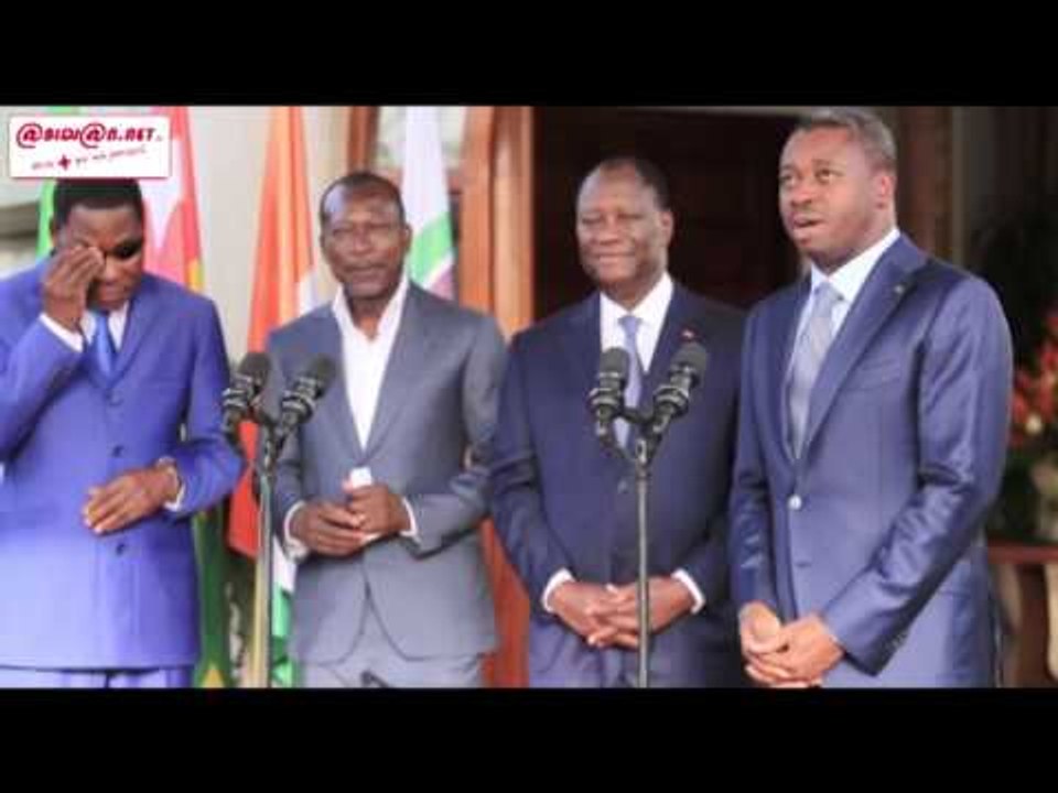 Intervention des PR Ouattara et Faure suite à la Réunion avec les PR Talon et Boni Yayi