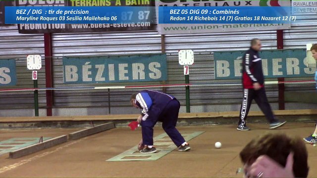 Second tour, second tir de précision, Béziers contre Digoin, Club Elite Féminin, J5, saison 2016-2017