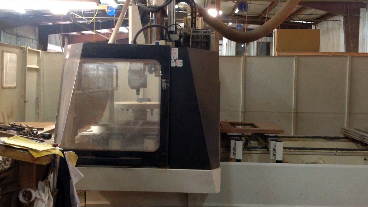 CNC Router in action