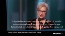 Golden Globes : Meryl Streep dézingue Donald Trump et laisse tout le monde bouche bée