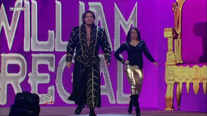 Intercontinental Championship: Santino Marella © (w/ Beth Phoenix) vs. William Regal (w/ Layla)
