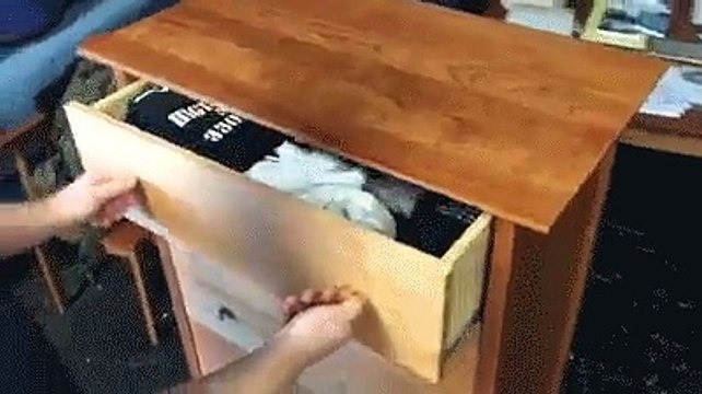 Un tiroir magique dans sa commode