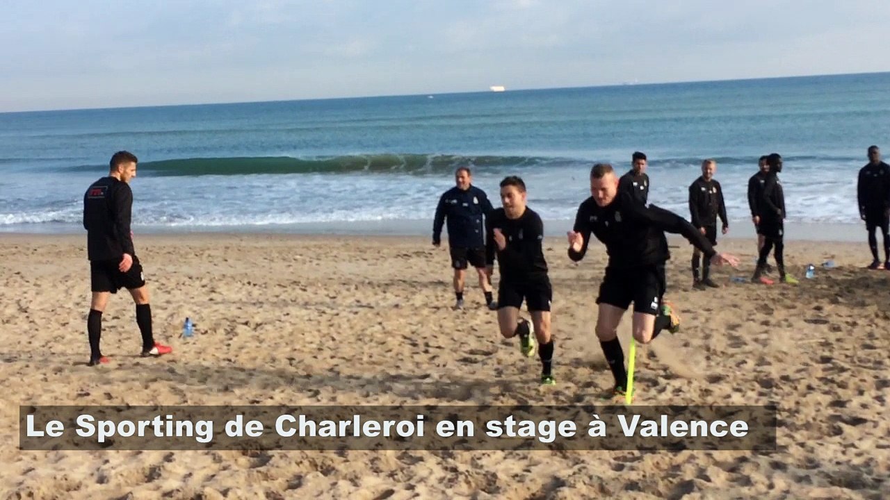 Le Sporting de Charleroi en stage à Valence en Espagne