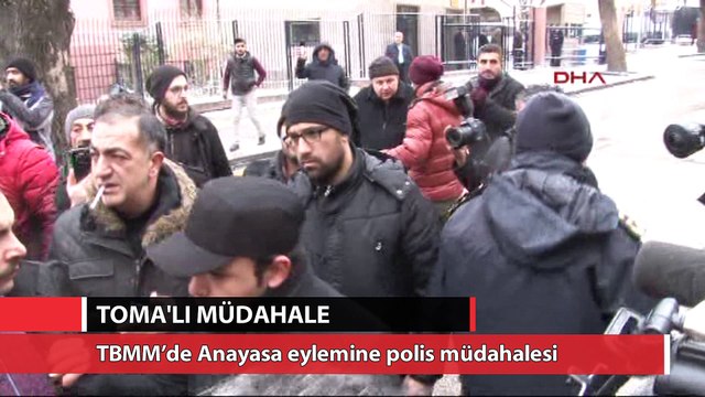 TBMM’de Anayasa eylemine polis müdahalesi