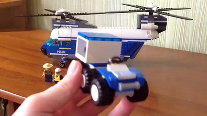 ОБЗОРЫ LEGO  Лесная полиция грузовой вертолёт 4439