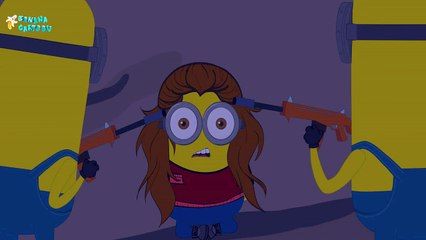 Minions Vs Hulk in Gym Funny Prank Cartoon! Finger Family #Minions Songs Nursery Rhymes_8