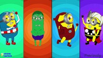 Minions Vs Hulk in Gym Funny Prank Cartoon! Finger Family #Minions Songs Nursery Rhymes_40