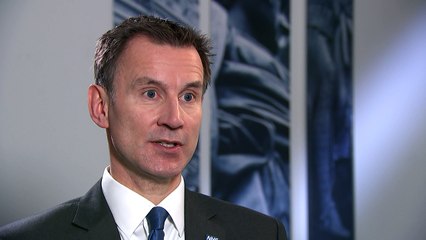 Jeremy Hunt says "we have to do better" on mental health