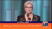 Meryl Streep tears into Trump in Golden Globes Award speech