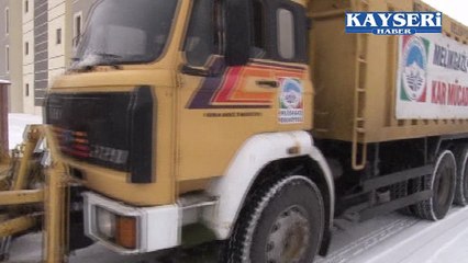 MELİKGAZİ İLÇESİNDE ULAŞIM KESİNTİSİZ DEVAM EDİYOR