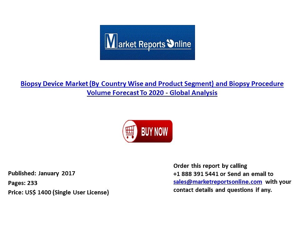 2020 Global Analysis & Forecast on Biopsy Device Market