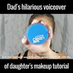 Dad's Hilarious Makeup Tutorial Voiceover