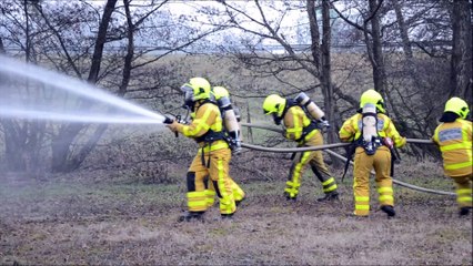 Etang-sur-Arroux Pompiers exercice incendie 080117