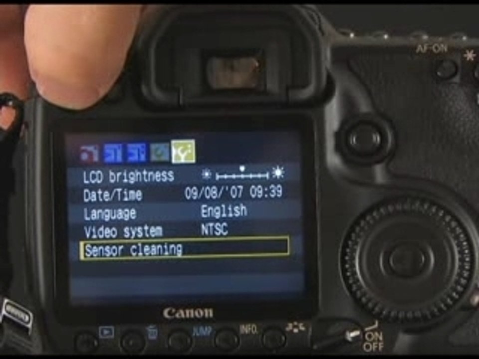Canon EOS 40D Menu Demonstration