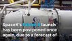 SpaceX upcoming Falcon 9 launch postponed again