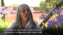 La abuela argentina que busca el campeonato mundial de tenis
