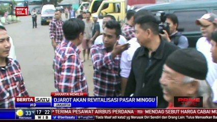 Djarot Janji Revitalisasi Pasar Minggu