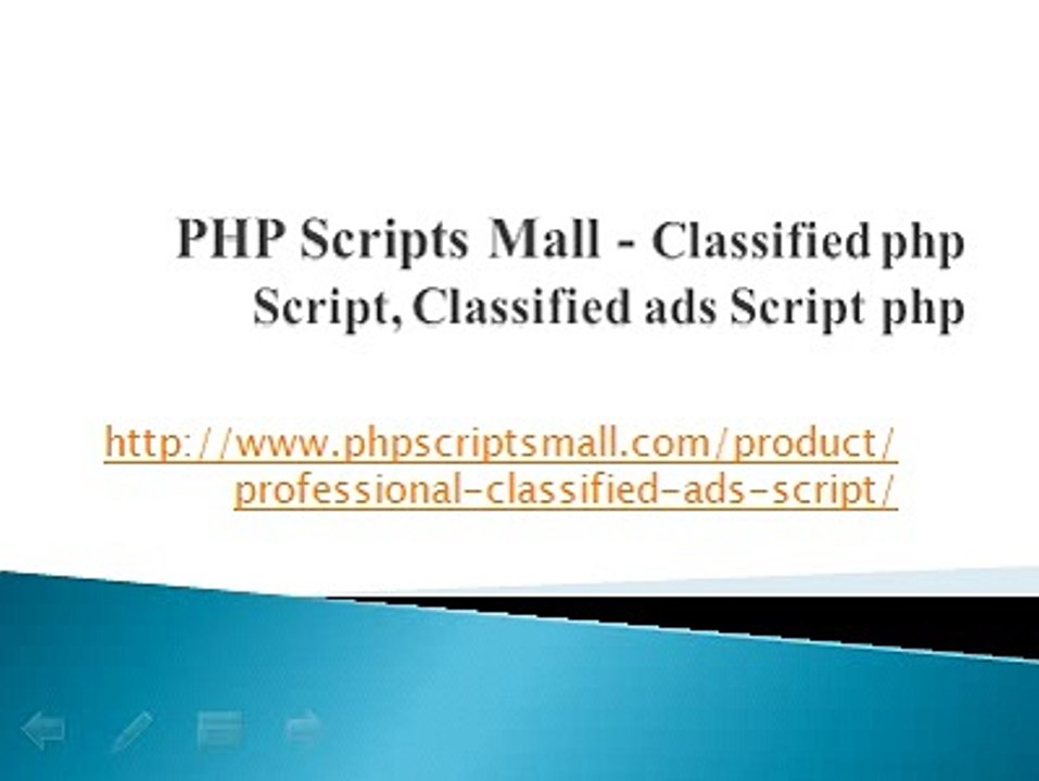 Classified php Script - PHP Scripts Mall - Classified Ads script php
