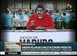 Gobierno venezolano relanza el Consejo Nacional de Economía Productiva