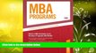 Read Book MBA Programs - 2009, Guide to (Peterson s MBA Programs) Peterson s  For Ipad
