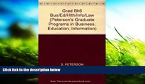 Read Book Peterson s Graduate   Professional Programs 2002, Volume 6: Graduate Programs in