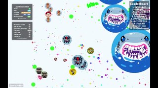 Agar.io - Gameplay with 200 BOTS CRAZY INSANE!!!