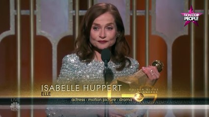 Golden Globes 2017 : Isabelle Huppert sacrée, "C'est extraordinaire" (Vidéo)