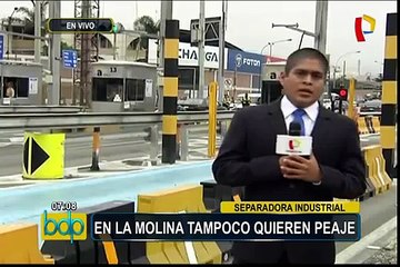 La Molina: vecinos protestan contra peaje de Separadora Industrial