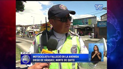 下载视频: Motociclista falleció luego que vehículo lo impactó