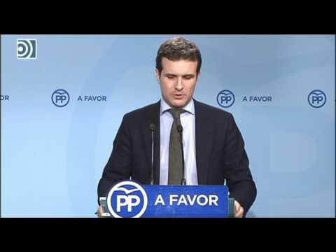 Pablo Casado: No me imagino a Aznar fuera del PP