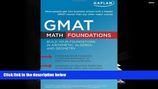 PDF [Download]  Kaplan GMAT Math Foundations Kaplan  For Free