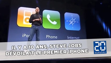 Il y a 10 ans, Steve Jobs dévoilait le premier iPhone