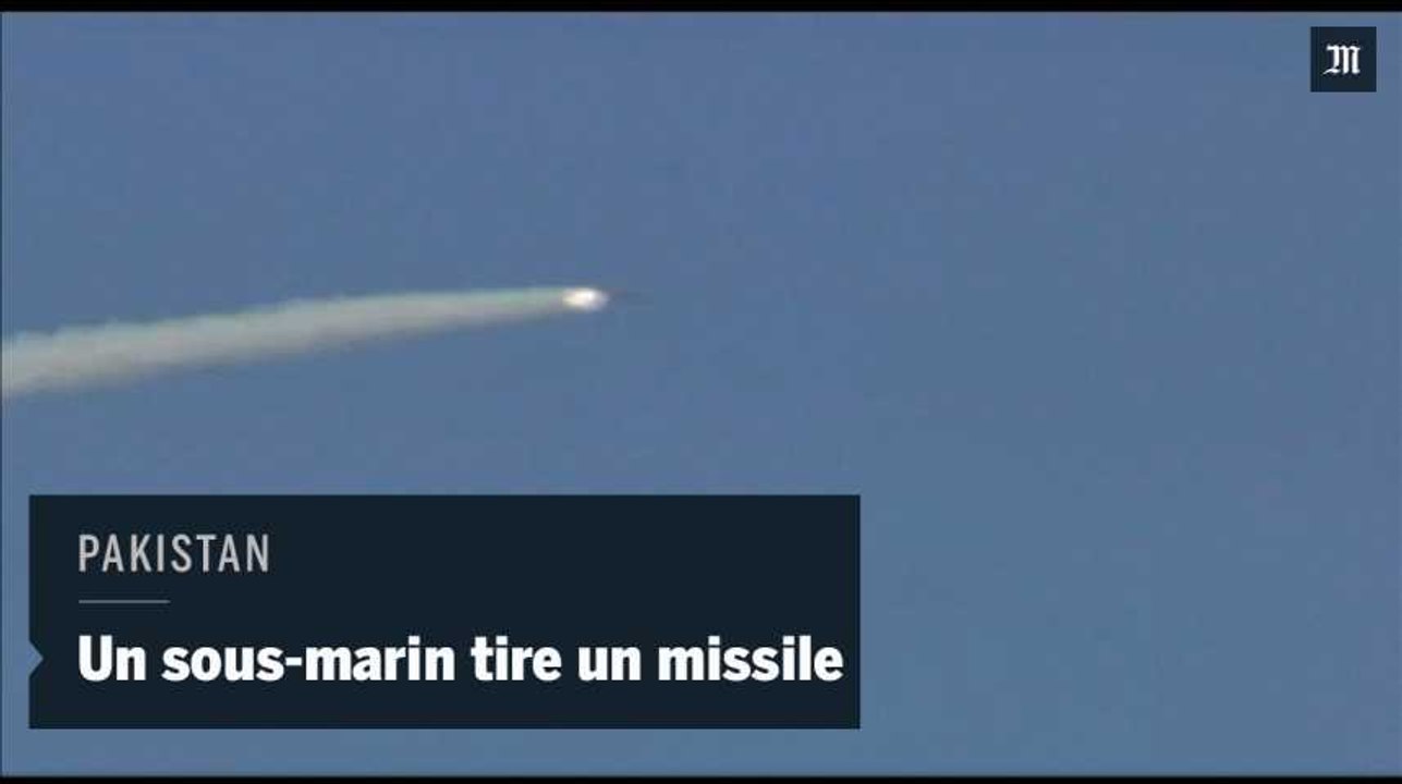 Le Pakistan teste un tir de missile de croisière à partir d'un sous-marin
