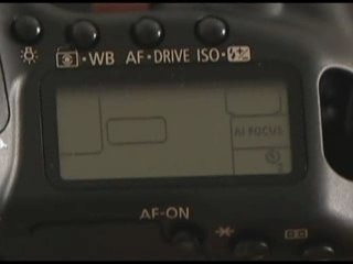 Canon EOS 40D Top LCD Demonstration