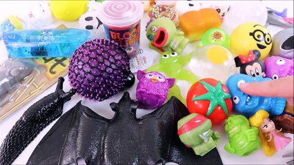 Mega CUTTING OPEN Gross Slime Gooey Squishy Toys! Whats Inside? Mesh Ball, Mashems, Kids Fun Video