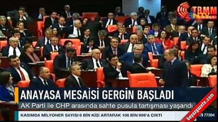 AK Parti ile CHP arasında sahte pusula tartışması