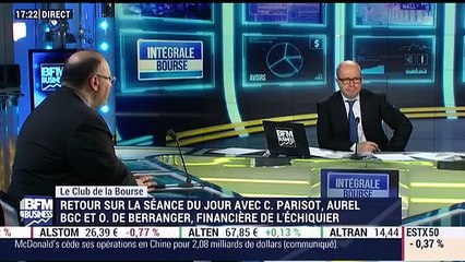 Le Club de la Bourse: Christian Parisot, Olivier de Berranger et Mikaël Jacoby - 09/01