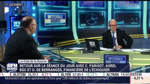 Le Club de la Bourse: Christian Parisot, Olivier de Berranger et Mikaël Jacoby - 09/01