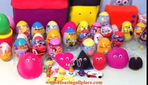 80 Surprise eggs Mickey Mouse Disney Cars 2 | Play Doh SpongeBob Minnie Mouse Angry Birds