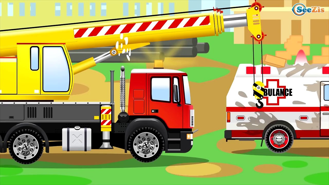 Der Bagger | Die große Autos für Kinder | Animierter Zeichentrick in ...