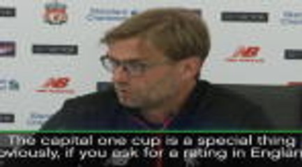 League Cup important - Klopp