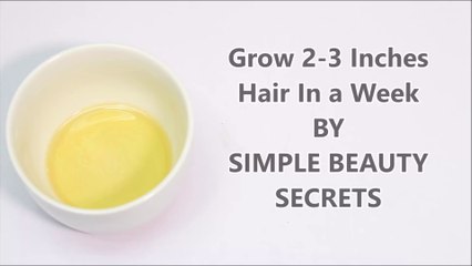 GROW 2-3 INCHES HAIR IN A WEEK 100% Guaranteed Results