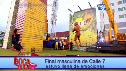 Final masculina de Calle 7 estuvo llena de emociones